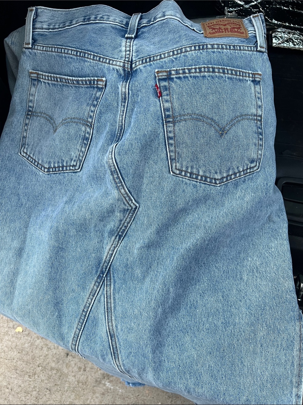 Levi's Light Blue women’s long skirt